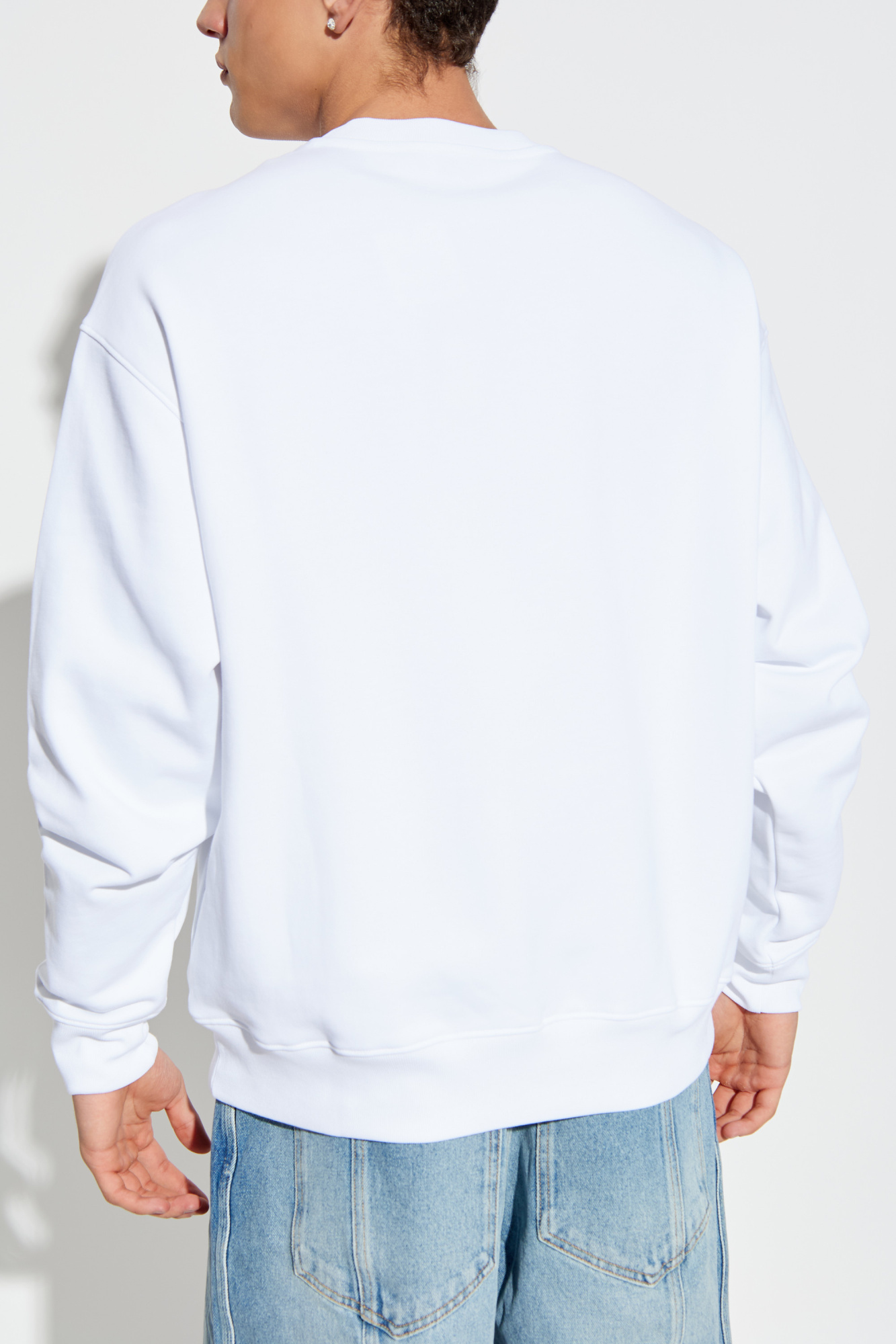 White Sweatshirt with embroidery Moschino - Vitkac Canada